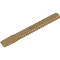 Sealey non-sparking chisel with flat blade, bronze finish, and engraved branding on the handle.