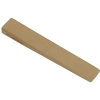 Beige Sealey non-sparking wedge with a rectangular shape and smooth finish.