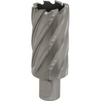 Sealey RBHSS33L Rotabor Cutter, silver with spiral flutes, 33mm diameter, 50mm cut depth, cylindrical shank.