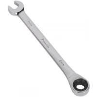 Silver Sealey 8mm ratchet combination spanner with open-end and ring ratchet head, engraved brand and size markings.