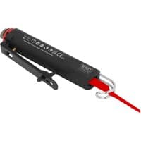 Black Sealey SA348 slim reciprocating air saw with red blade and ergonomic handle.