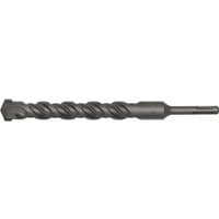 Sealey SDS Plus drill bit, 25mm diameter, 250mm length, silver with spiral fluting and pointed tip.
