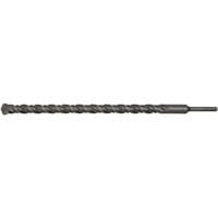 Sealey SDS Plus drill bit, 26mm diameter, 450mm length, with spiral fluting and a pointed tip, in dark metal finish.