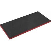 Sealey SF50R shadow foam, red and black, 1200x550x50mm, rectangular with textured surface.