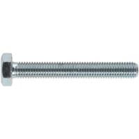 Sealey zinc-plated setscrew M10 x 75mm with hexagonal head, pack of 25, featuring threaded shaft.