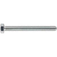 Sealey SS550 zinc setscrew, M5 x 50mm, hex head, silver finish, pack of 50.