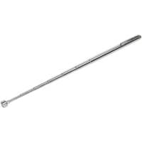 Sealey telescopic magnetic pick-up tool, silver, extendable rod with a small magnetic tip and pocket clip.
