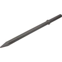Sealey Worksafe chisel with 1 1/4" hex shank, pointed tip, and dark metallic finish.
