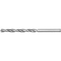 Sealey Worksafe HSS Twist Drill Bit, silver, cylindrical with spiral flutes and straight shank.