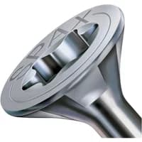 SPAX T-Star floor screw, silver, countersunk head, 4.5 x 60mm, pack of 300, with star-shaped drive.