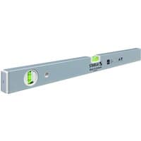 Yellow Stabila 80U Spirit Level with dual vials and black branding on the side.