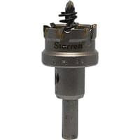 Starrett Sm32 TCT stainless steel holesaw 32mm with carbide teeth and cylindrical shank.