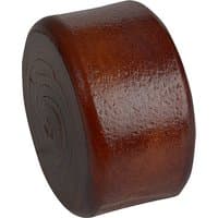 Brown cylindrical Thor 70-22R replacement face, size 5, with smooth surface and rounded edges, 70mm diameter.