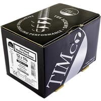Box of Timco metal construction screws, hex head, self-drilling, zinc finish, labeled 10 X 1/2 inch.