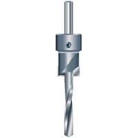 Silver Trend 3/16 drill bit with 1/2 counterbore, cylindrical shank, and spiral flutes.