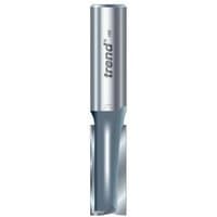 Silver Trend two flute cutter, cylindrical with sharp edges, engraved logo, 10.0 x 19mm size.