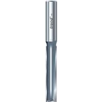 Trend 3/75X1/2TC cutter, silver cylindrical body, two flutes, 12.0 x 63mm, for lockjig applications.