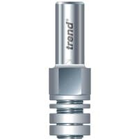 "Silver Trend threaded arbor with cylindrical shaft and hexagonal base for M12 bore groover blades"