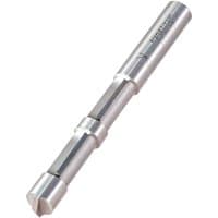 Silver Trend double flute router cutter with cylindrical body and sharp cutting edges.