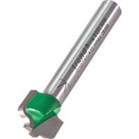Silver Trend CRAFTPRO Ogee Panel Router Cutter with green tip and engraved branding on the shaft.