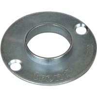 Round metal Trend guide bush, 11mm diameter, with two screw holes and engraved branding.