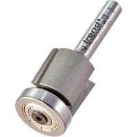 Trend Low Profile Trimmer with 19.1mm diameter, 16mm length, silver cylindrical body, and cutting blade.