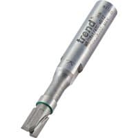 Silver Trend mini guided profiler with cylindrical body and cutting tip, engraved text on the side.