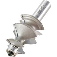 Silver Trend Multi Mould Bearing Guided Router Cutter with curved blades and cylindrical shank.