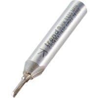 Trend silver flute cutter, 1.5mm diameter, 6mm cut length, with engraved branding on cylindrical body.