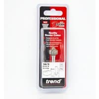 Trend Ovolo Panel Veining Cutter with 6mm radius, silver with red packaging, includes 1/4" shank and TC tips.
