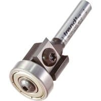 Trend Rota-Tip Cutter, 19mm diameter, silver with a cylindrical shank and replaceable tip, single unit.
