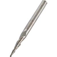 Silver Trend STC mini engraver with conical radius tip for wood and plastics, featuring a spiral flute design.
