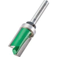 Trend template profile cutter, 15.9mm diameter, silver shaft, green cutting edge, single piece.