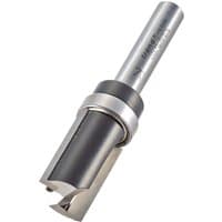 Trend TRADE Bearing Guided Profiler Router Cutter, silver shaft, black cutting edge, and bearing guide.