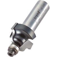 Trend TRADE RANGE Roman Ogee Router Cutter with silver cylindrical shank and black bearing-guided cutting edge
