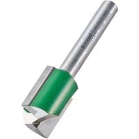 Silver Trend two flute cutter with 16mm diameter, featuring a green section near the cutting end.