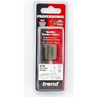 Trend two flute cutter, 18.2mm diameter, silver with red packaging, labeled "Professional" and "TCT."