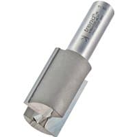 Trend two flute cutter, 25.4mm diameter, silver cylindrical body with sharp dual cutting edges.