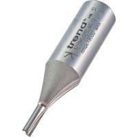 Silver Trend two flute cutter, 3.2mm diameter, with engraved branding on cylindrical shank.