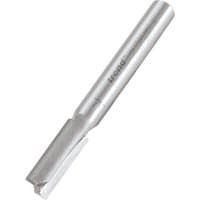Silver Trend two flute cutter, 7mm diameter, cylindrical shank, sharp cutting edges, engraved branding.