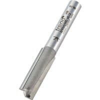 Silver Trend two flute cutter, 8mm diameter, with engraved branding and smooth cylindrical shank.