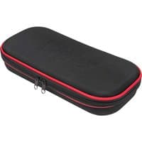 Black Weller soft storage case for soldering irons with red trim and dual zippers.