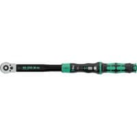 Wera Click Torque Lock C 3 wrench, black handle with green accents, adjustable torque settings, dual direction use.