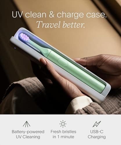 SURI 2.0 Sonic Electric Toothbrush + Case By SURI | Colour: Winter Fern - image 3