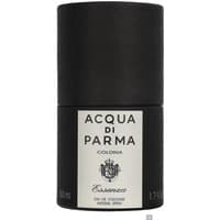 Black cylindrical bottle of Acqua Di Parma Colonia Essenza Eau de Cologne, 50ml, with white label and black text.