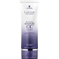Alterna Replenishing Moisture CC Cream 100 ml tube, purple gradient design with black cap, for all hair types.