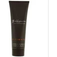 Baldessarini Ultimate Shower Gel 50ml in a sleek black tube with white and orange text.