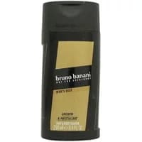 Bruno Banani Man's Best Hair & Body Wash 250ml, black bottle with gold label and bold white text.