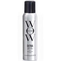 Silver Color Wow Extra Mist-Ical Shine Spray 162ml bottle with black cap and bold black lettering.