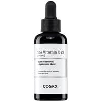 Cosrx The Vitamin C 23 Serum in a black dropper bottle with white label and text detailing ingredients.